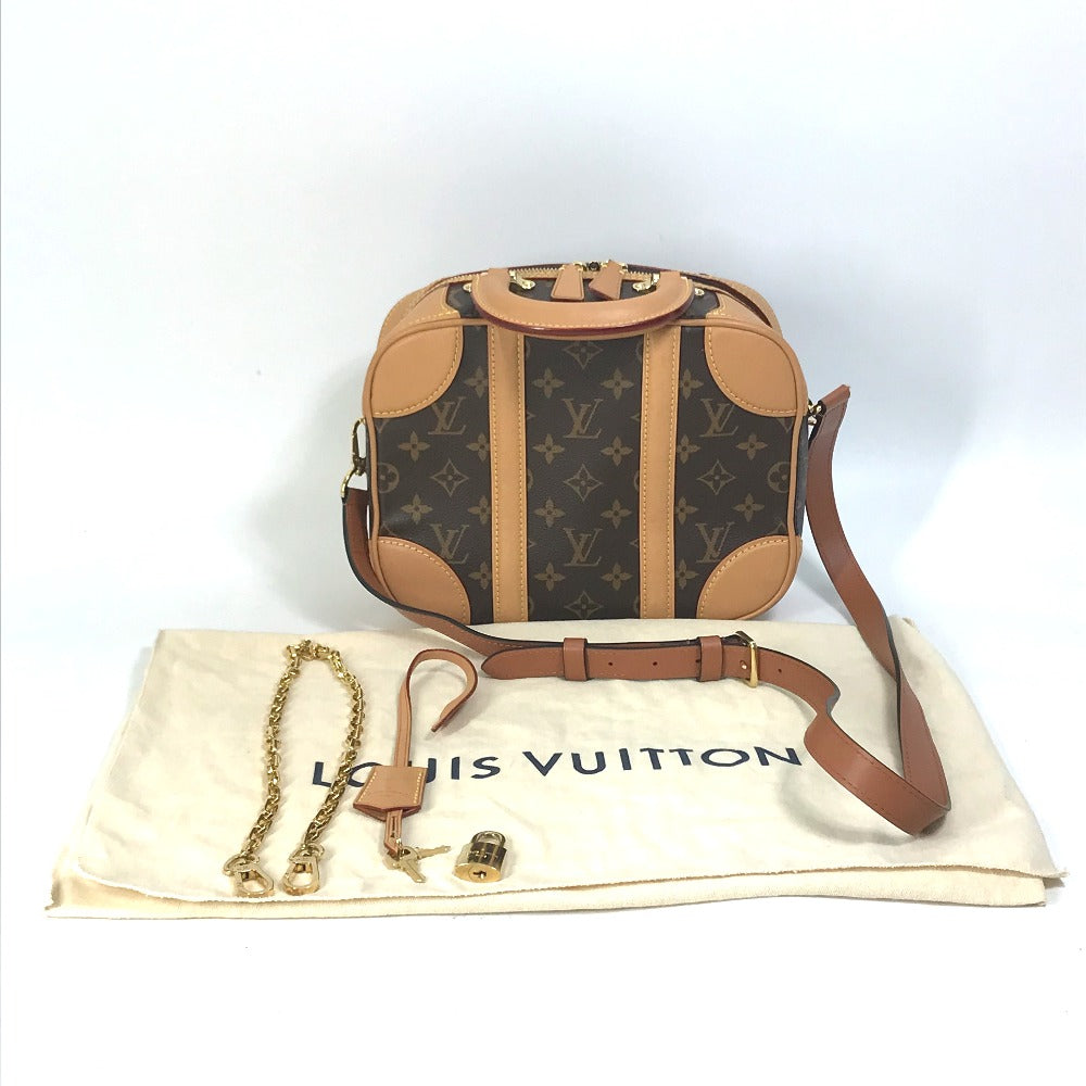 LOUIS VUITTON Boston Duffel bag M44581 Monogram canvas Brown Monogram Crossbody Chain Varisette PM Women Used