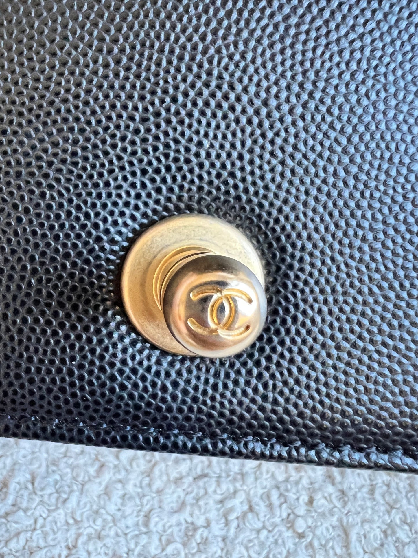 Chanel Black Caviar Medium Boy Bag (RRP £5800)