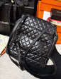 Chanel Paris-Salzburg Black Leather Backpack