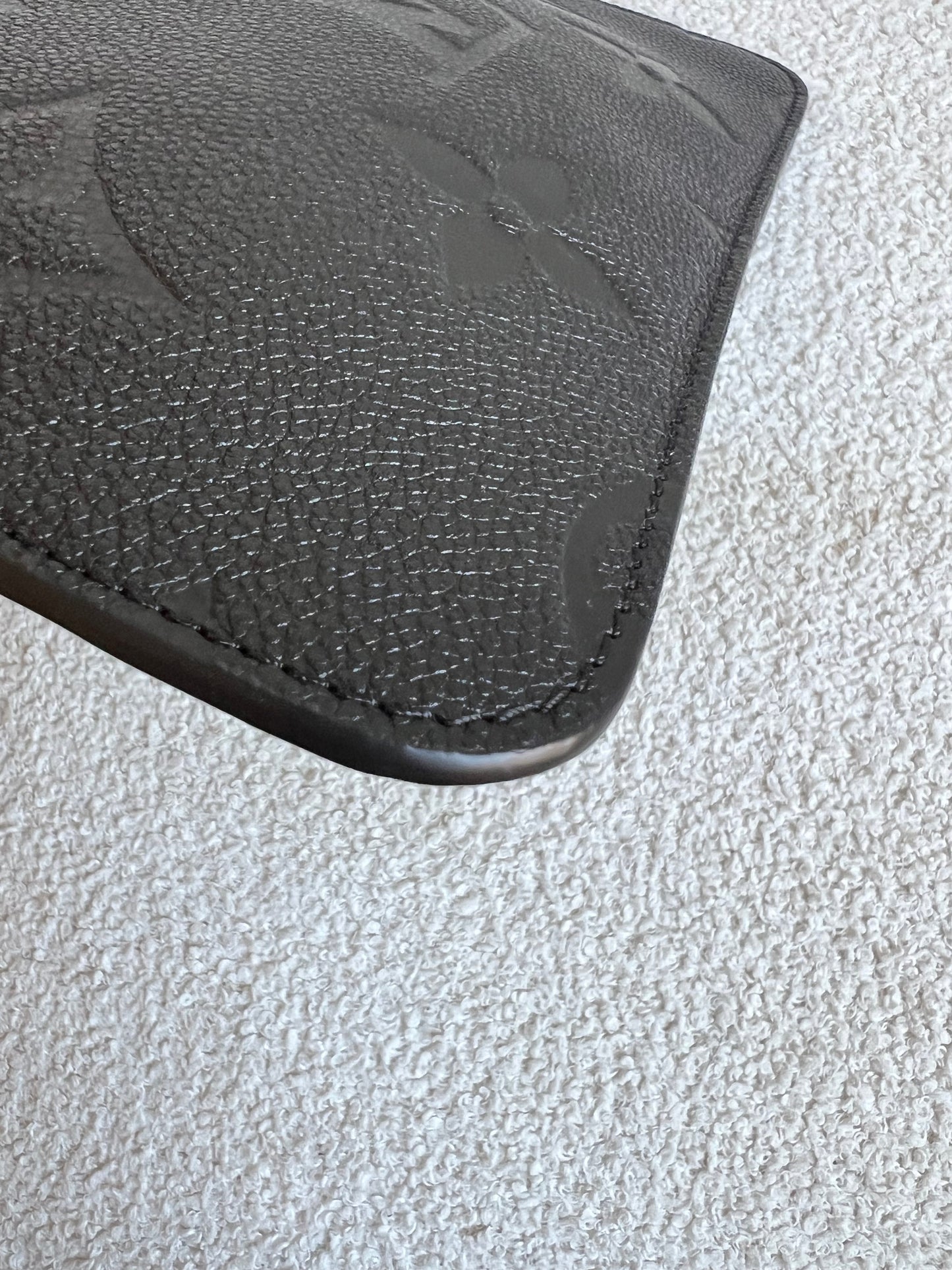 Louis Vuitton Pouch (from Neverfull) Black Empreinte