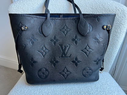 Louis Vuitton Neverfull MM Black Empreinte (RRP £1,970)