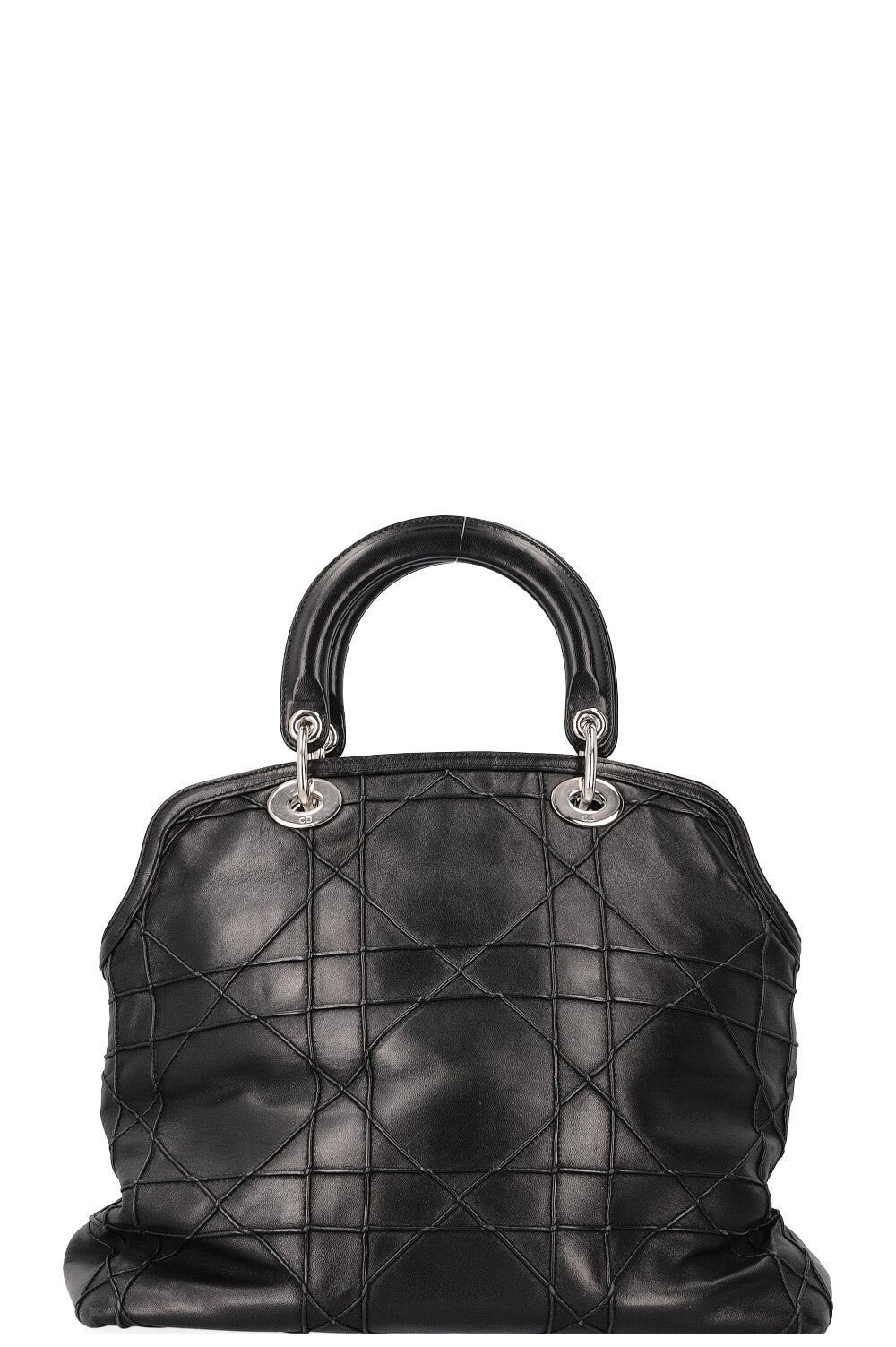 Christian Dior Granville Bag Cannage Leather Black