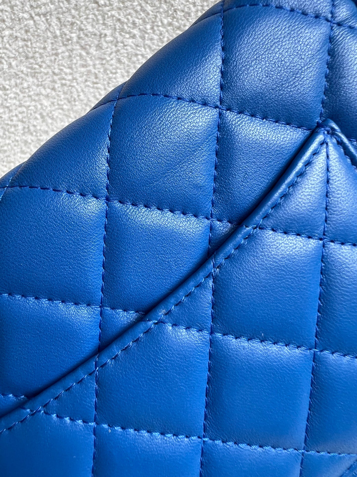 Chanel Blue Lambskin Wallet on Chain (RRP £2,930)