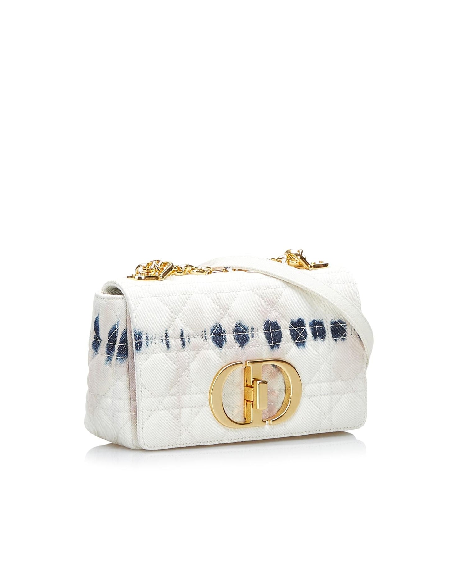Dior Caro Tie Dye Denim Crossbody Bag