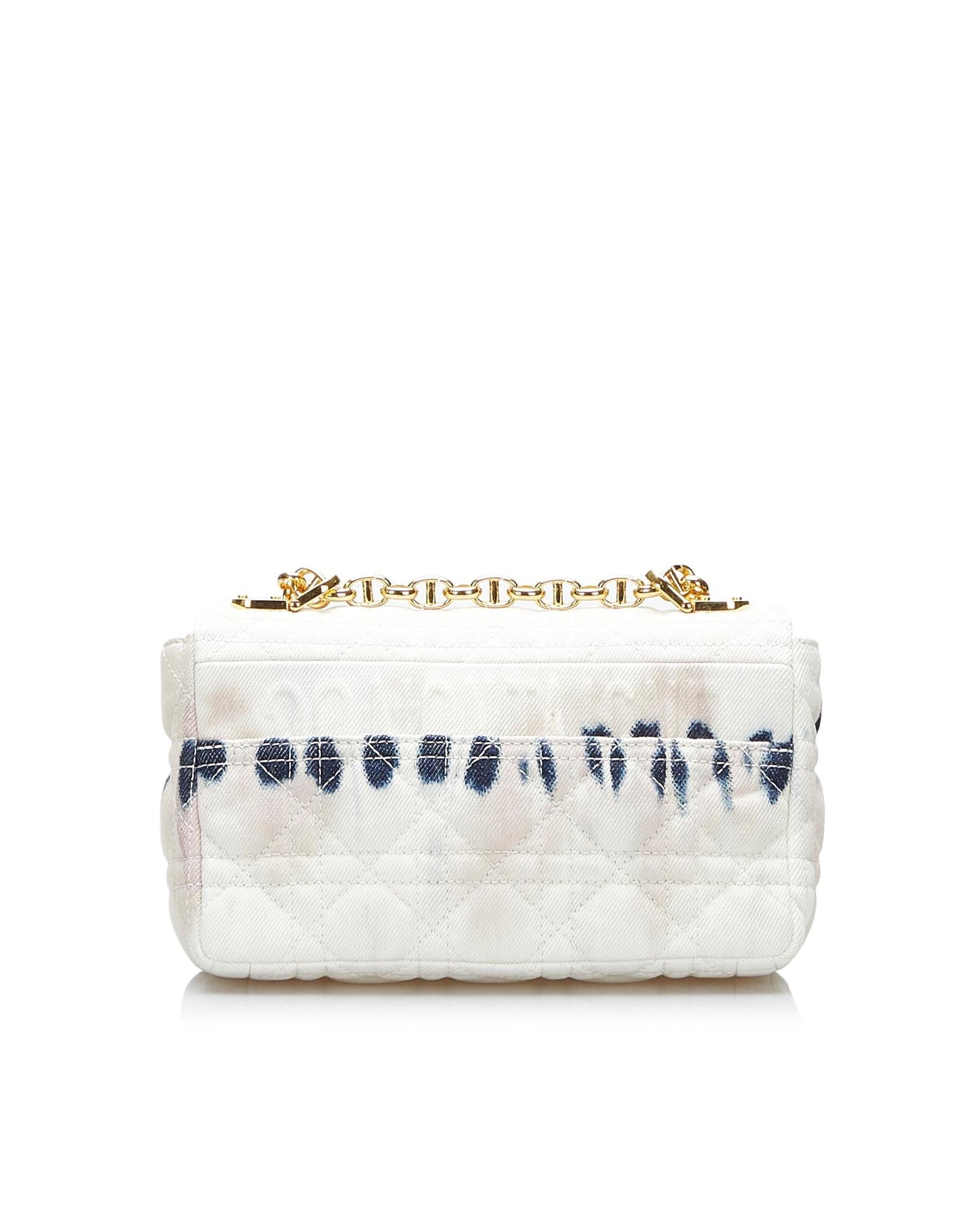 Dior Caro Tie Dye Denim Crossbody Bag