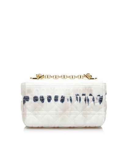 Dior Caro Tie Dye Denim Crossbody Bag
