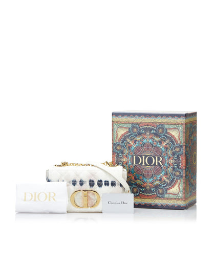 Dior Caro Tie Dye Denim Crossbody Bag