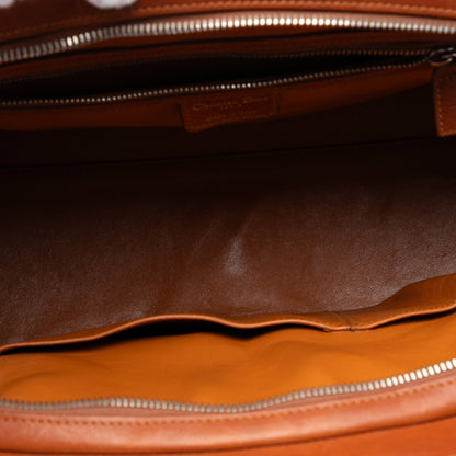 Brown Dior Large Calfskin My Dior Pockets Frame Handbag