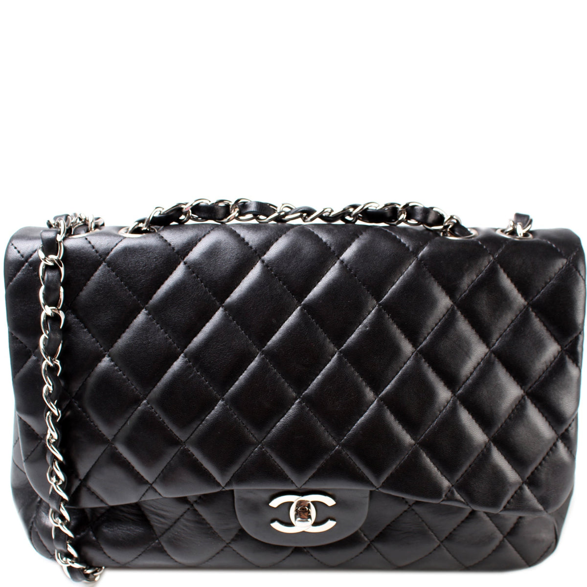Classic Flap Jumbo Lambskin 12M