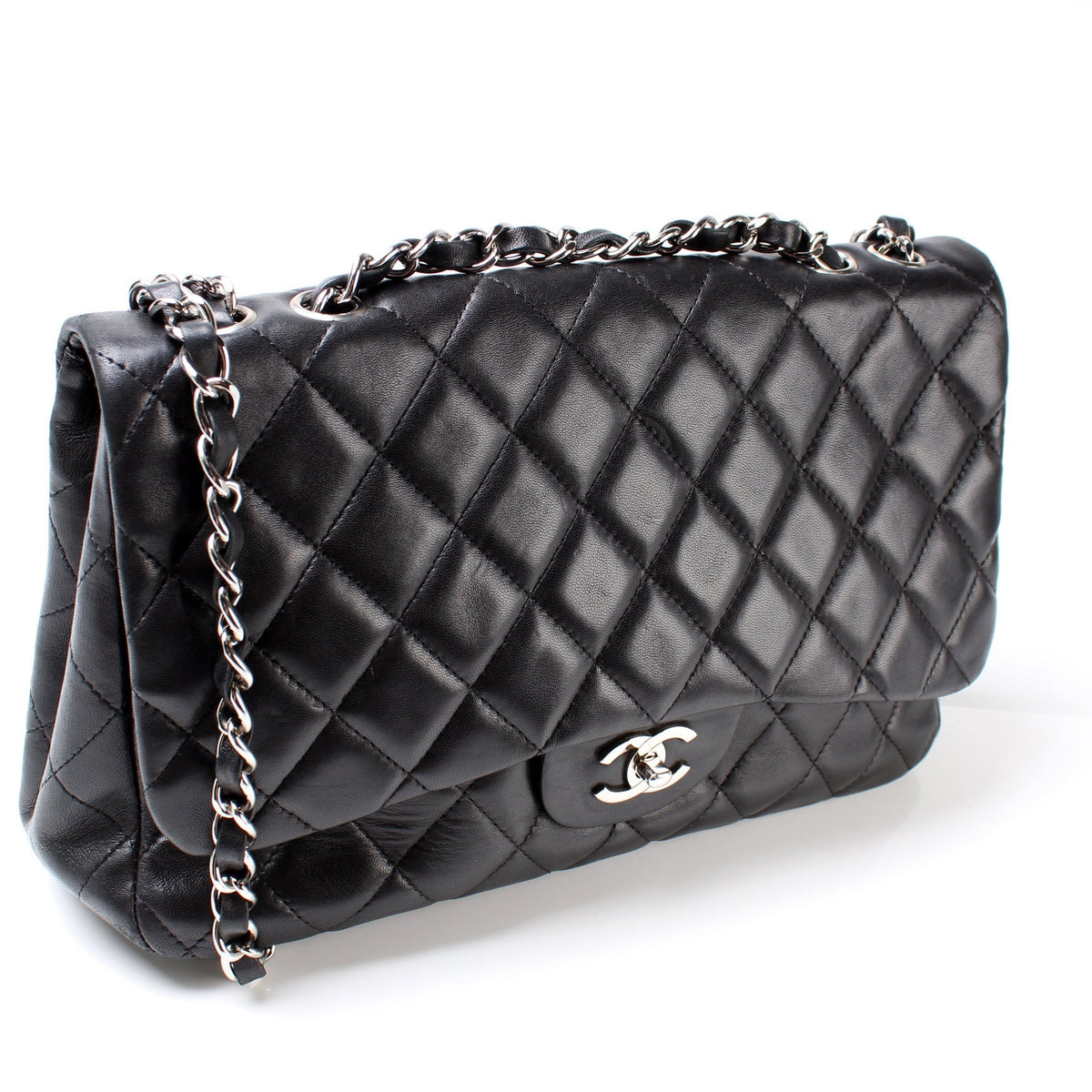 Classic Flap Jumbo Lambskin 12M