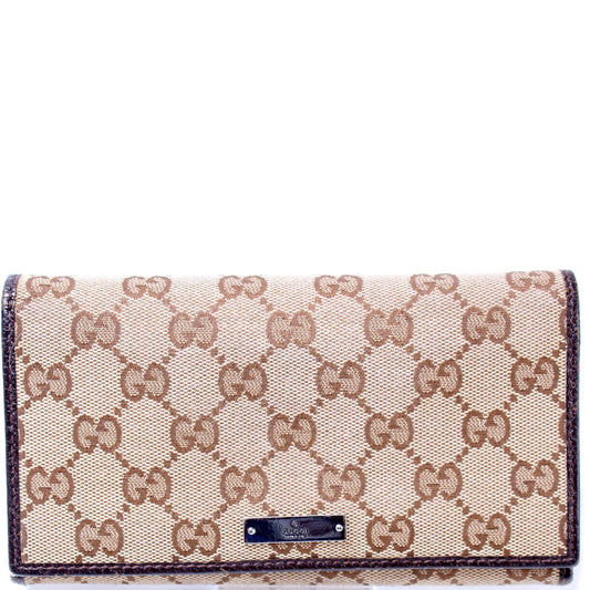 244946 GG Canvas Long Wallet