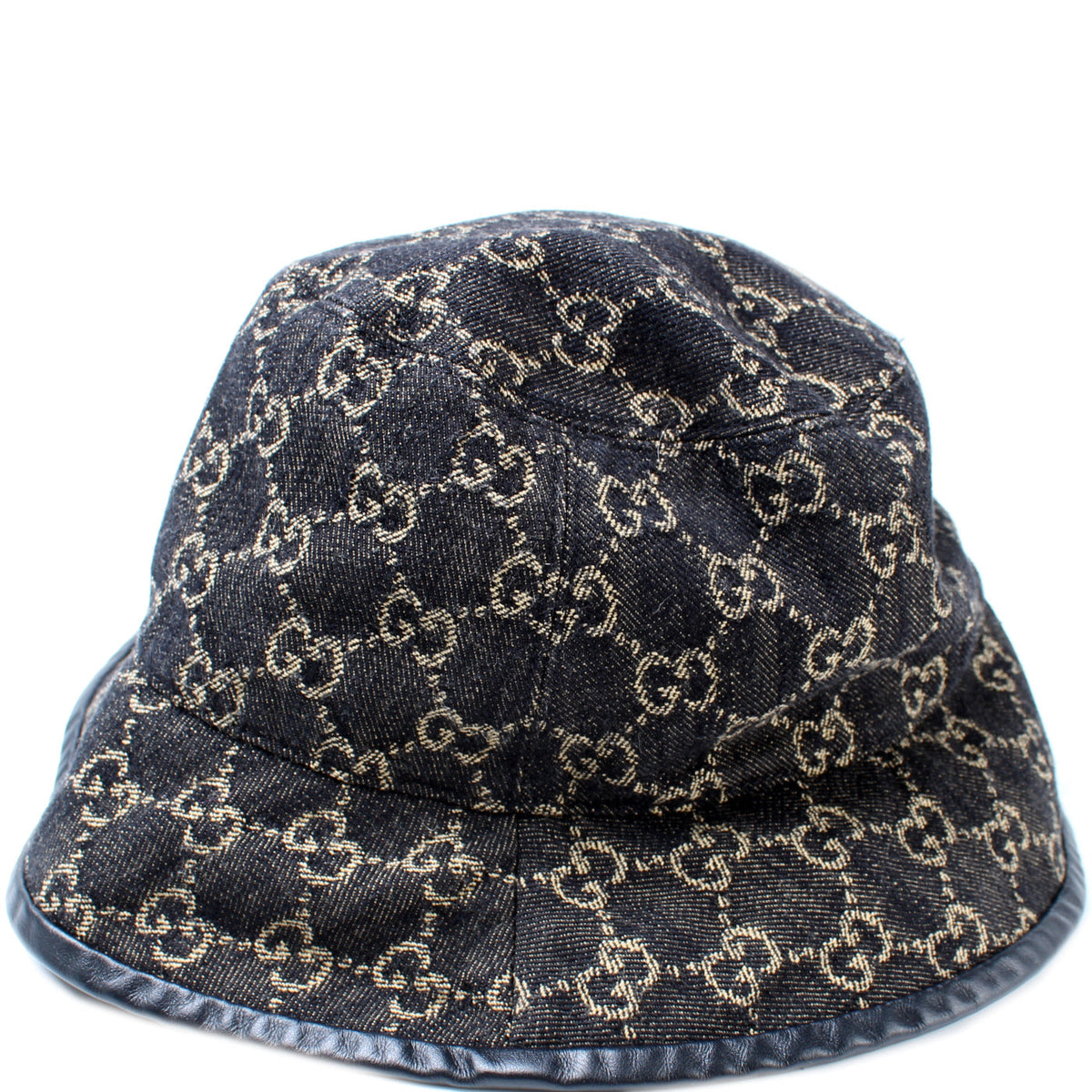 576371 GG Denim Bucket Hat