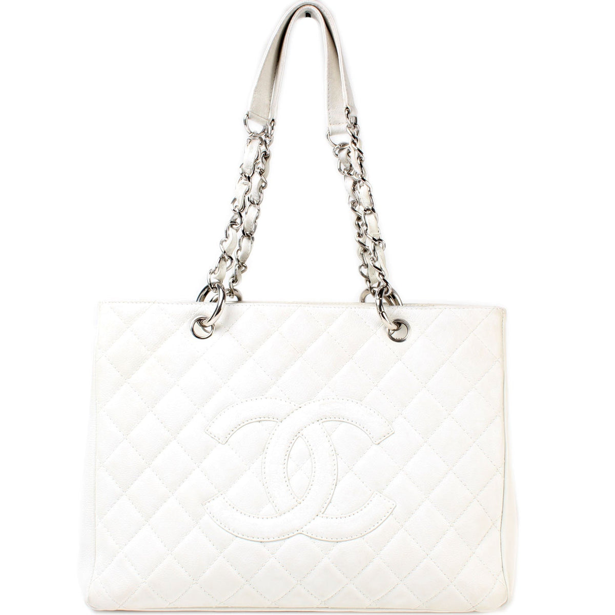 Grand Shopping Tote Caviar