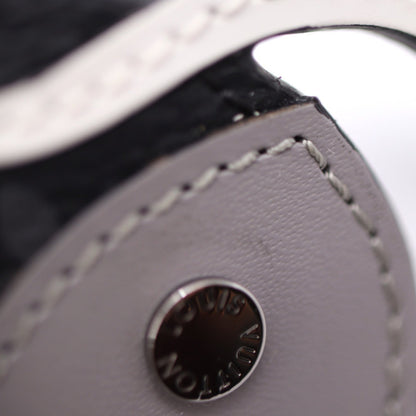 Louis Vuitton    Leather Monogram Eclipse Keyring