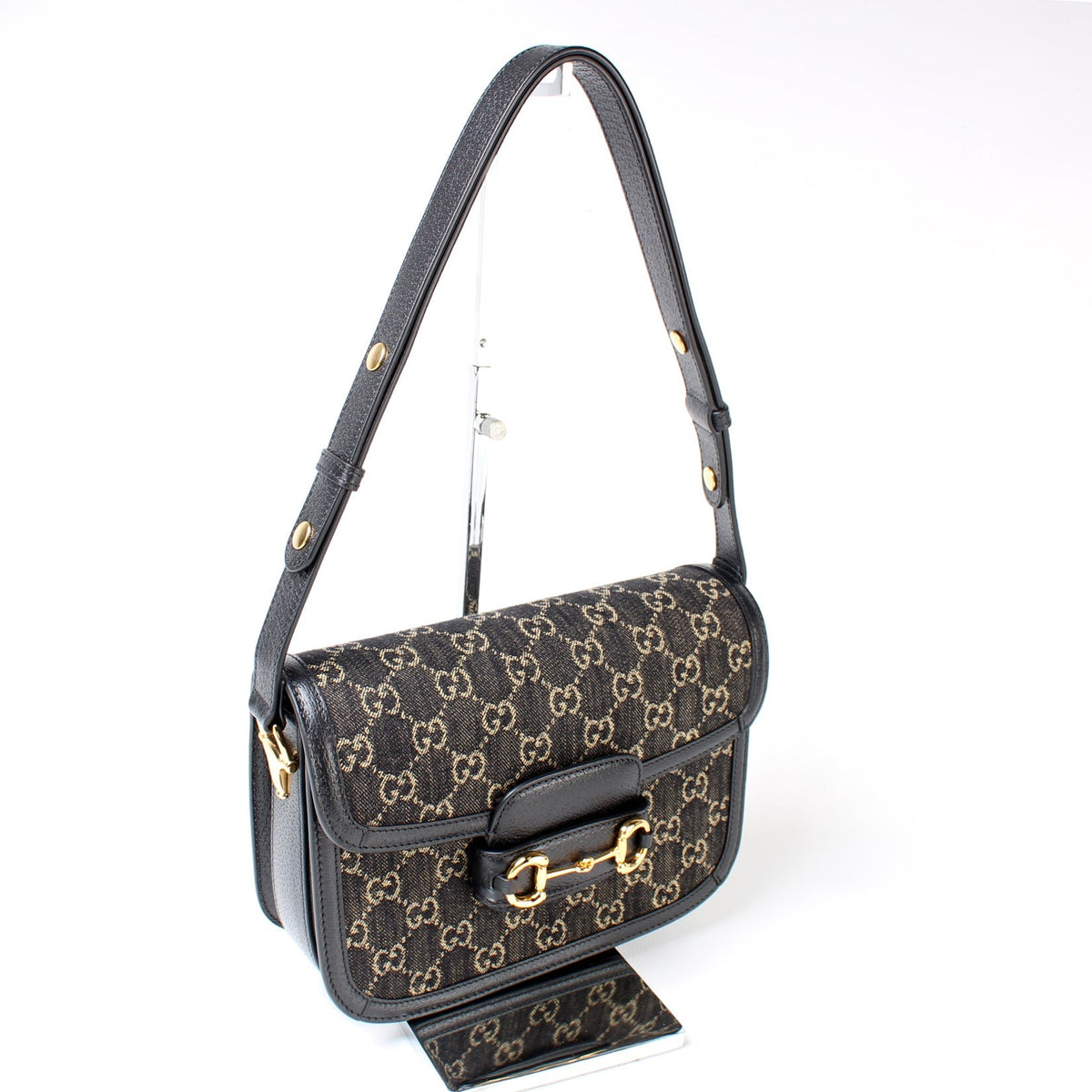 602204 Horsebit 1955 Leather Shoulder Bag
