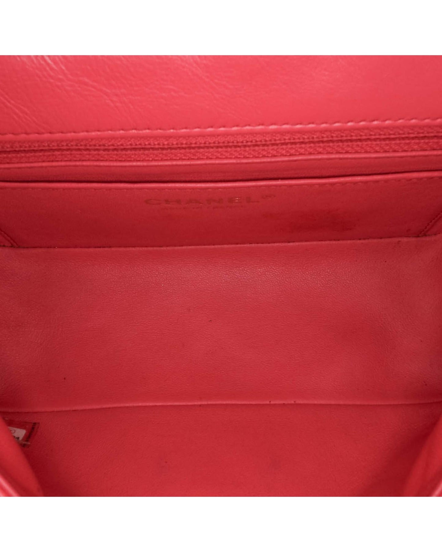 Quilted Calfskin Leather Crossbody Bag with Silver-Tone Chain Straps and Twist Lock Closure
