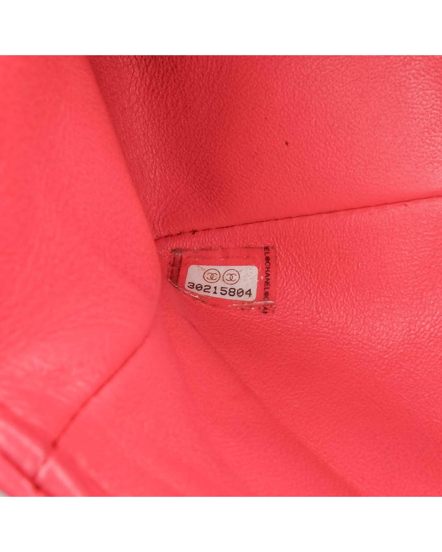 Quilted Calfskin Leather Crossbody Bag with Silver-Tone Chain Straps and Twist Lock Closure