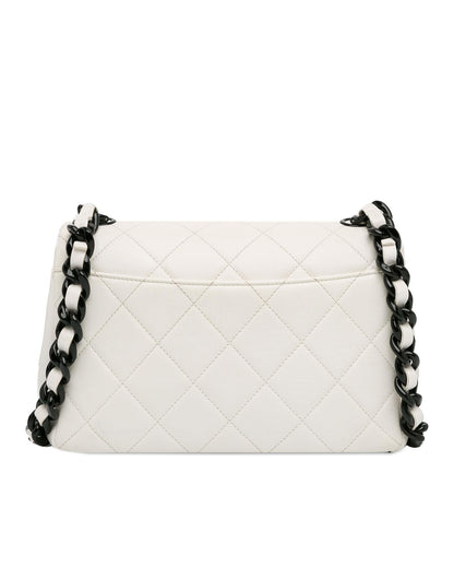 Chanel 19 Bag White Caviar Leather Crossbody Bag