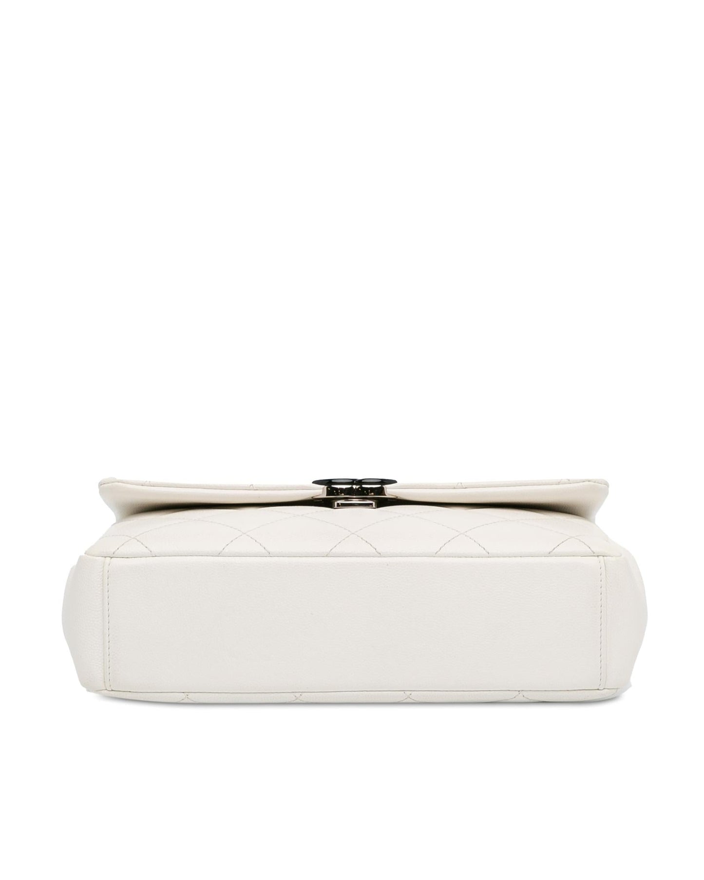 Chanel 19 Bag White Caviar Leather Crossbody Bag