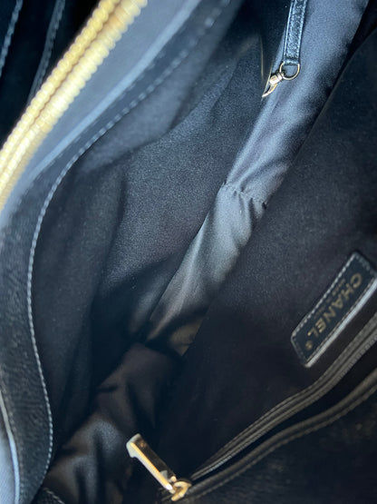 Chanel Black Caviar Grand Shopper Tote Gold Hardware (GST)