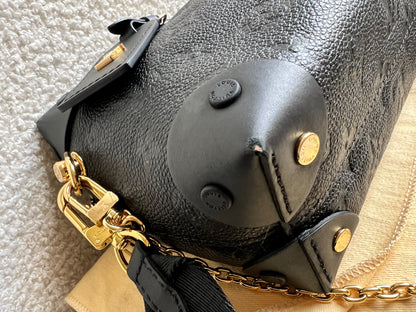 Louis Vuitton Black Empreinte Petite Malle Souple Bag (RRP £2420)
