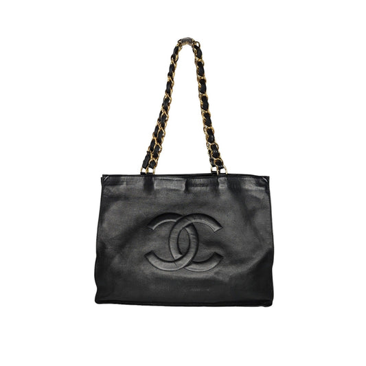 Chanel bags Calfskin CC Chain XL Shopper Tote