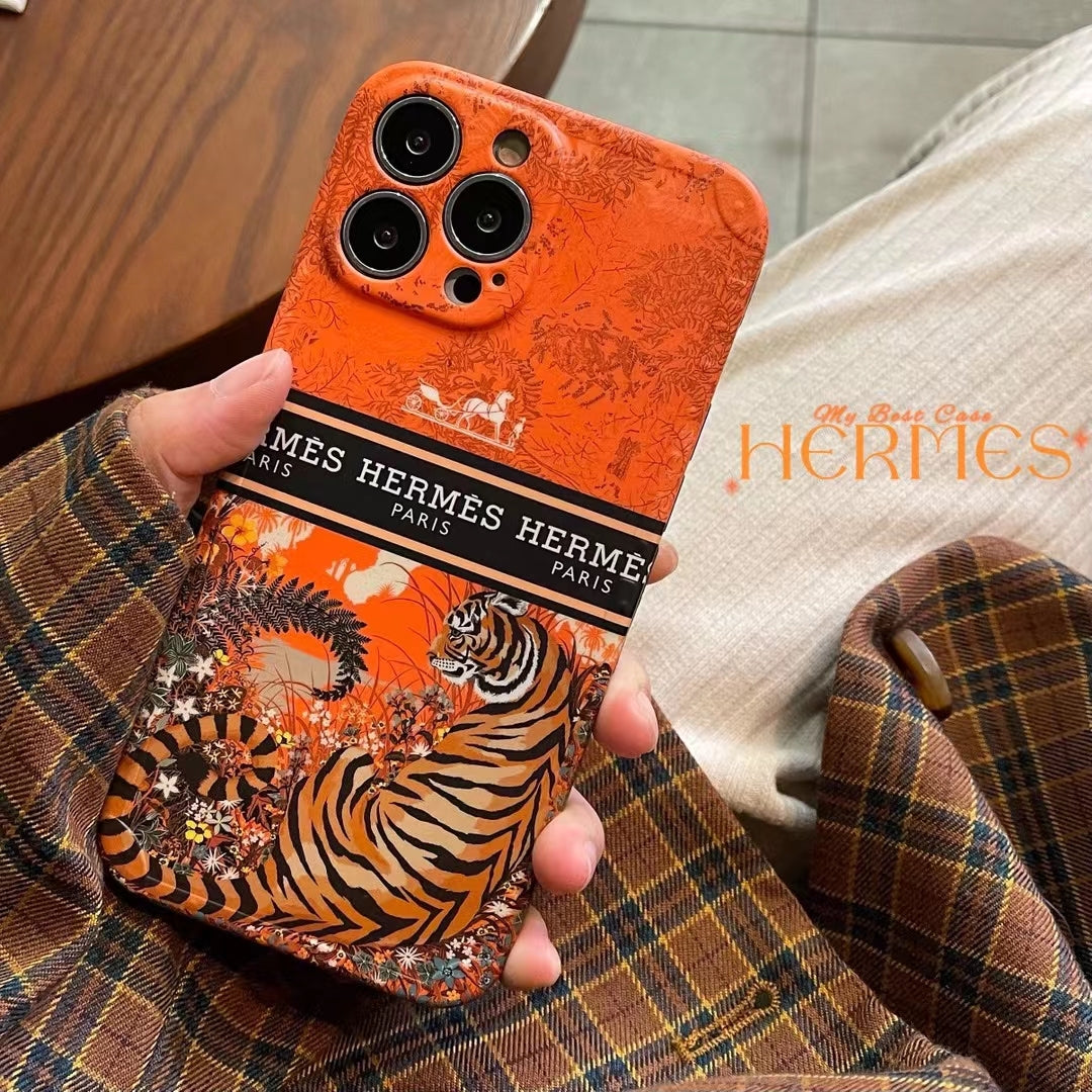 Hermes Design iPhone Case For 11 12 13 14 Pro Max Plus