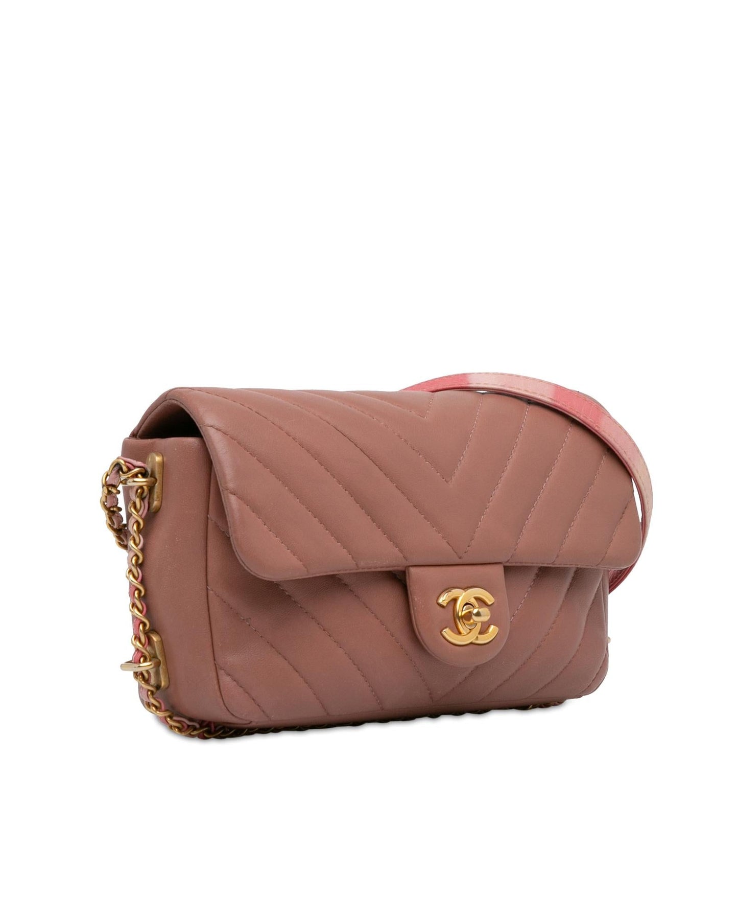 Chanel 19 Mini Crossbody Bag in Pink