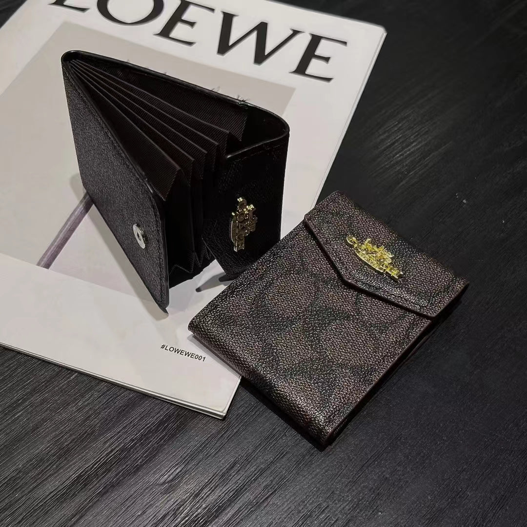 Luxury MK & CO -inspired monogram card holder wallets