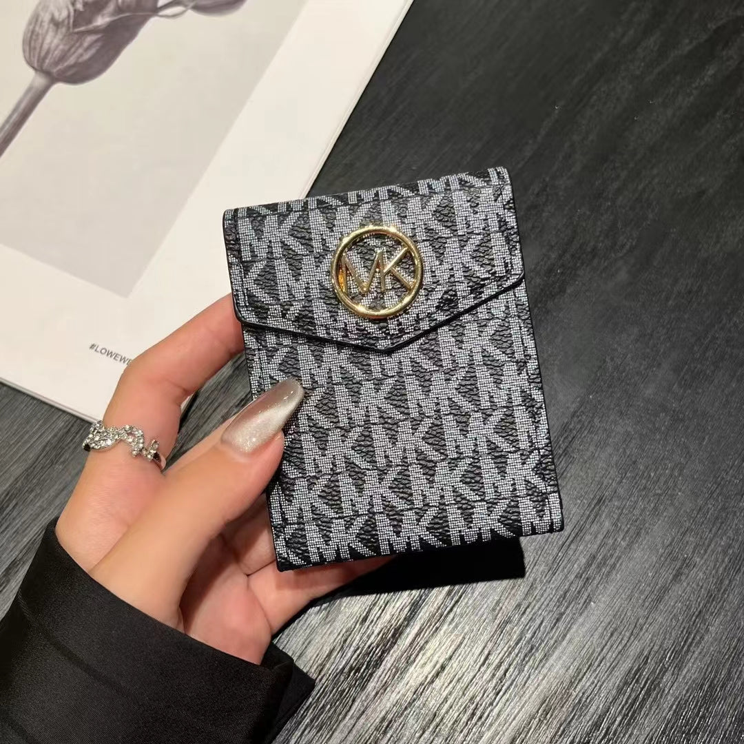 Luxury MK & CO -inspired monogram card holder wallets