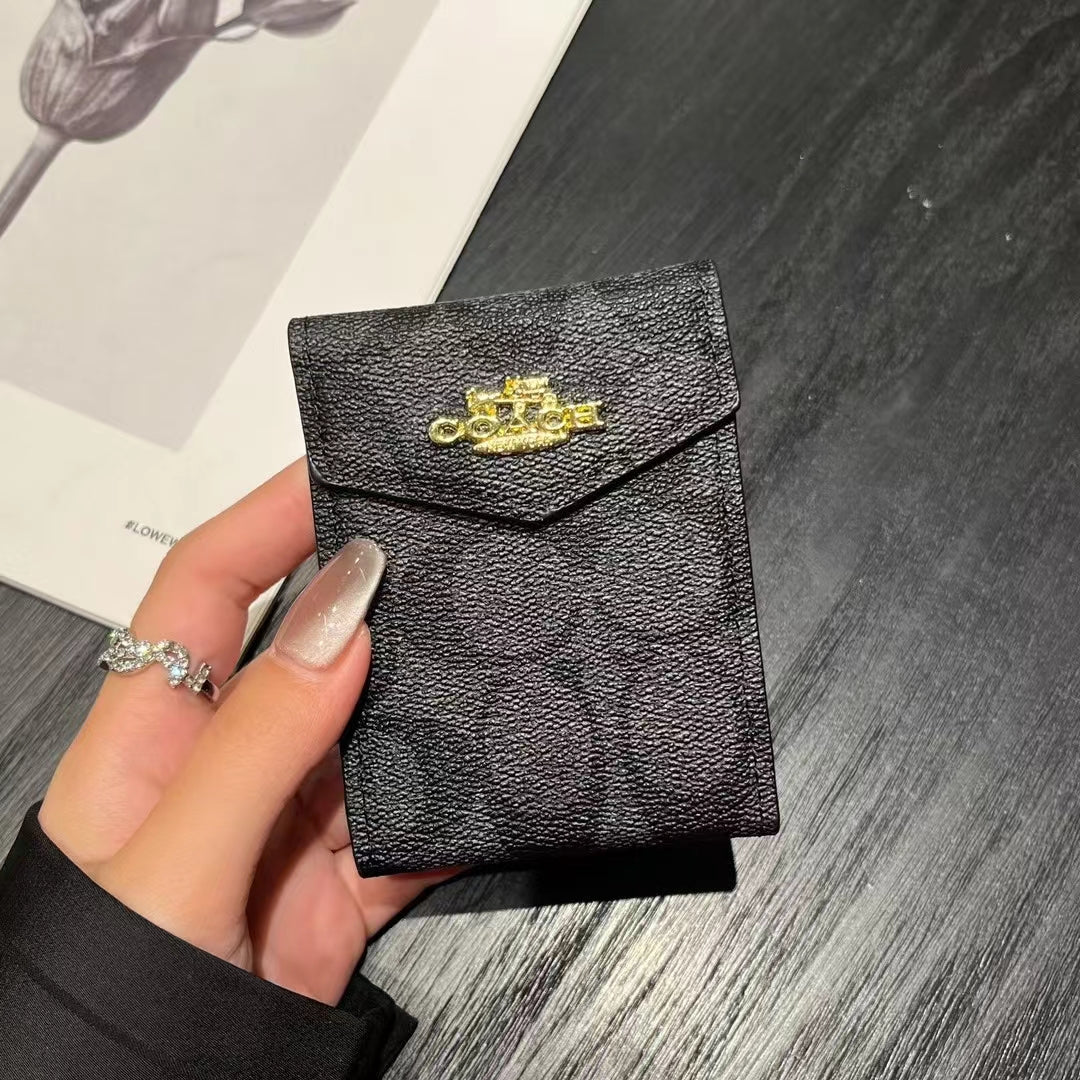 Luxury MK & CO -inspired monogram card holder wallets