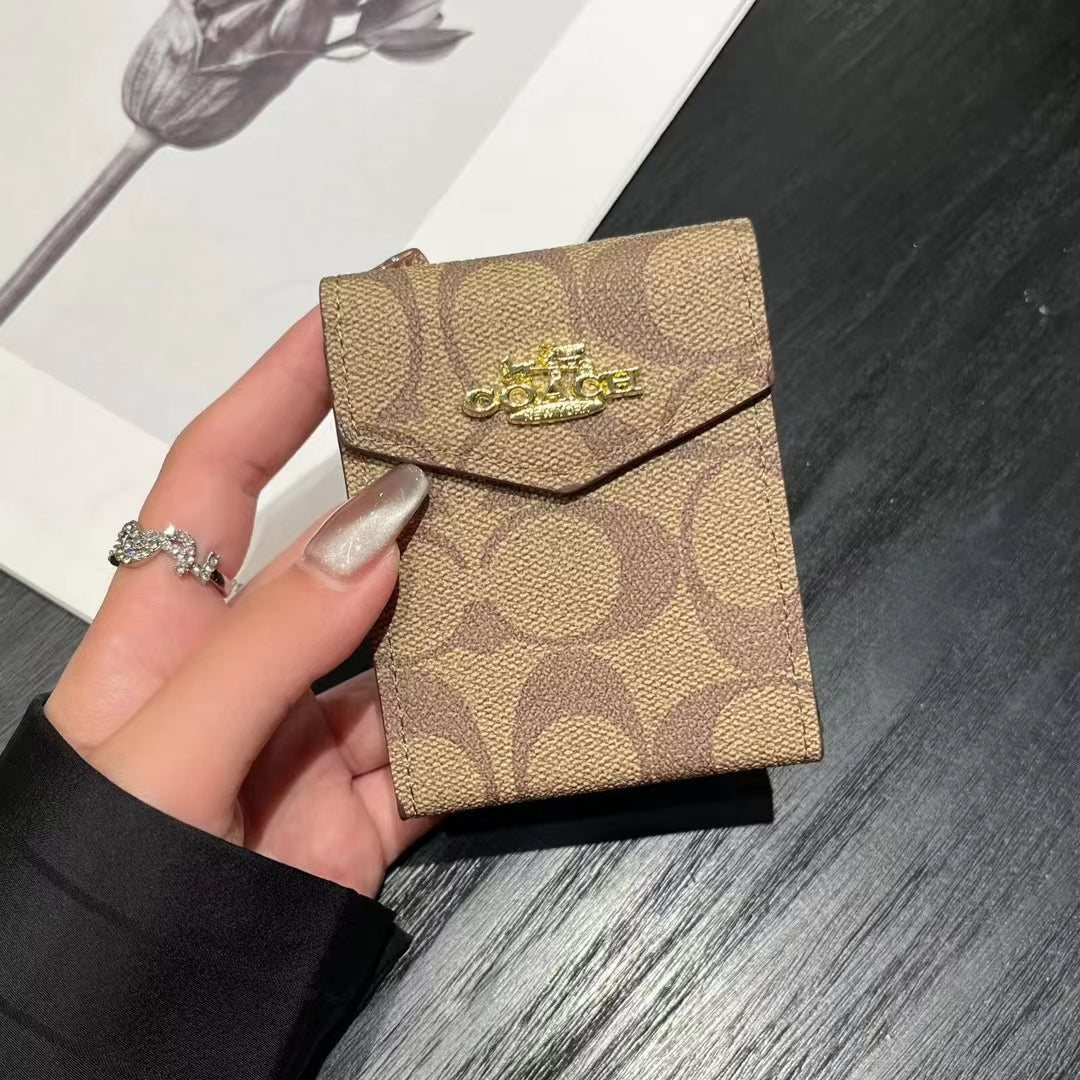 Luxury MK & CO -inspired monogram card holder wallets