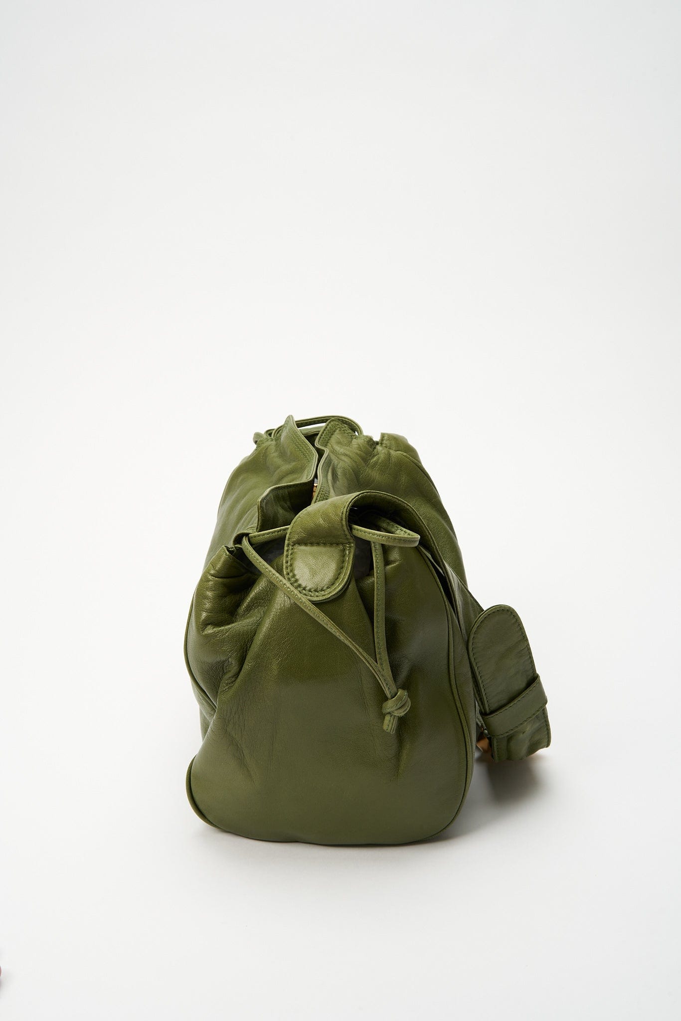 Vintage Loewe Green Crossbody Bag