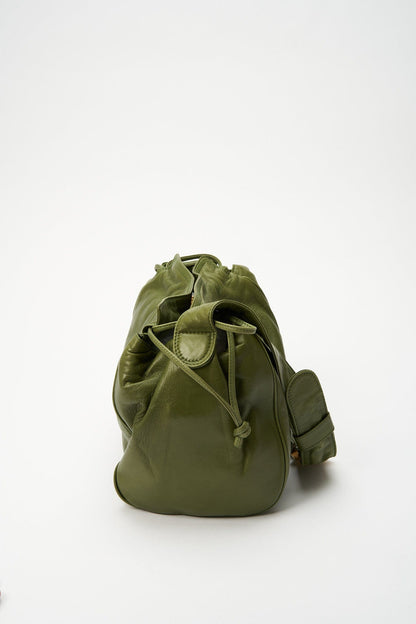 Vintage Loewe Green Crossbody Bag