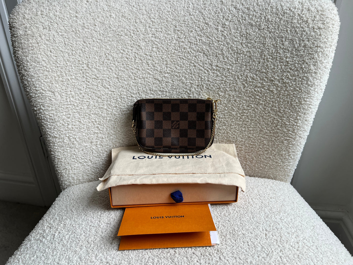 Louis Vuitton Damier Ebene Mini Pochette Accessoires (RRP £550)