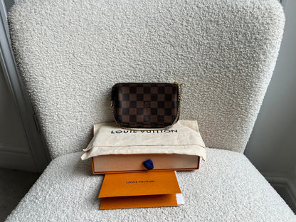 Louis Vuitton Damier Ebene Mini Pochette Accessoires (RRP £550)