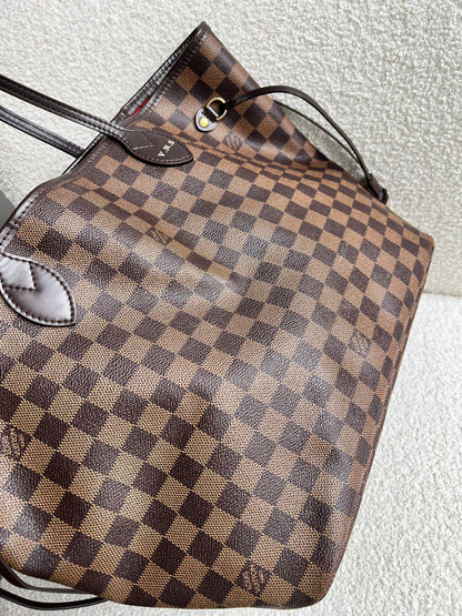 Louis Vuitton Neverfull MM Damier Ebene Cherry Interior (RRP £1,430)