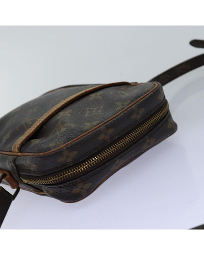 LOUIS VUITTON Pochette Accessoires Monogram Canvas Crossbody Bag M51240 Brown