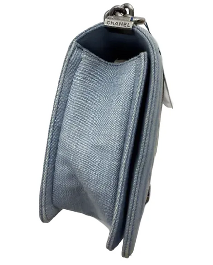 Boy crossbody bag Chanel Blue in Denim - Jeans B24-58 B24-85