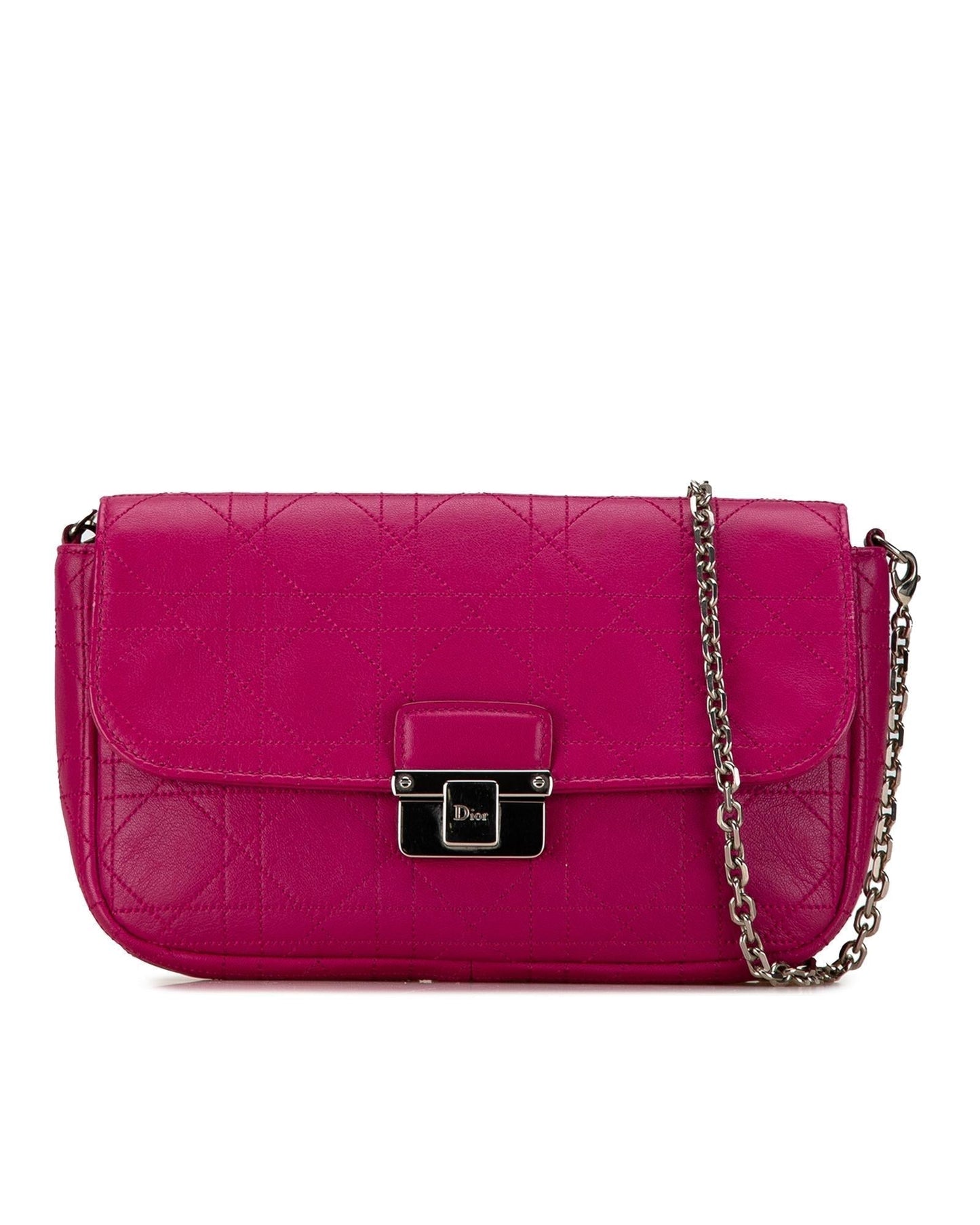 Quilted Leather Crossbody Bag with Turn-Lock Closure