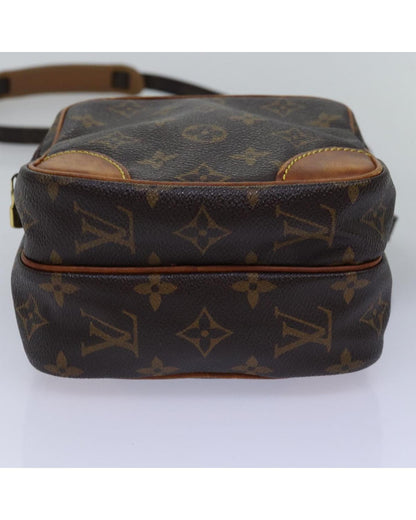 Louis Vuitton Pochette Voyage Monogram Canvas Crossbody Bag Brown