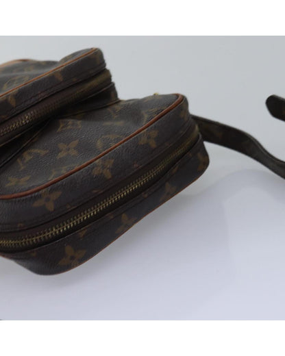 Louis Vuitton Pochette Voyage Monogram Canvas Crossbody Bag Brown