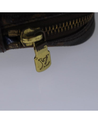 Louis Vuitton Pochette Voyage Monogram Canvas Crossbody Bag Brown