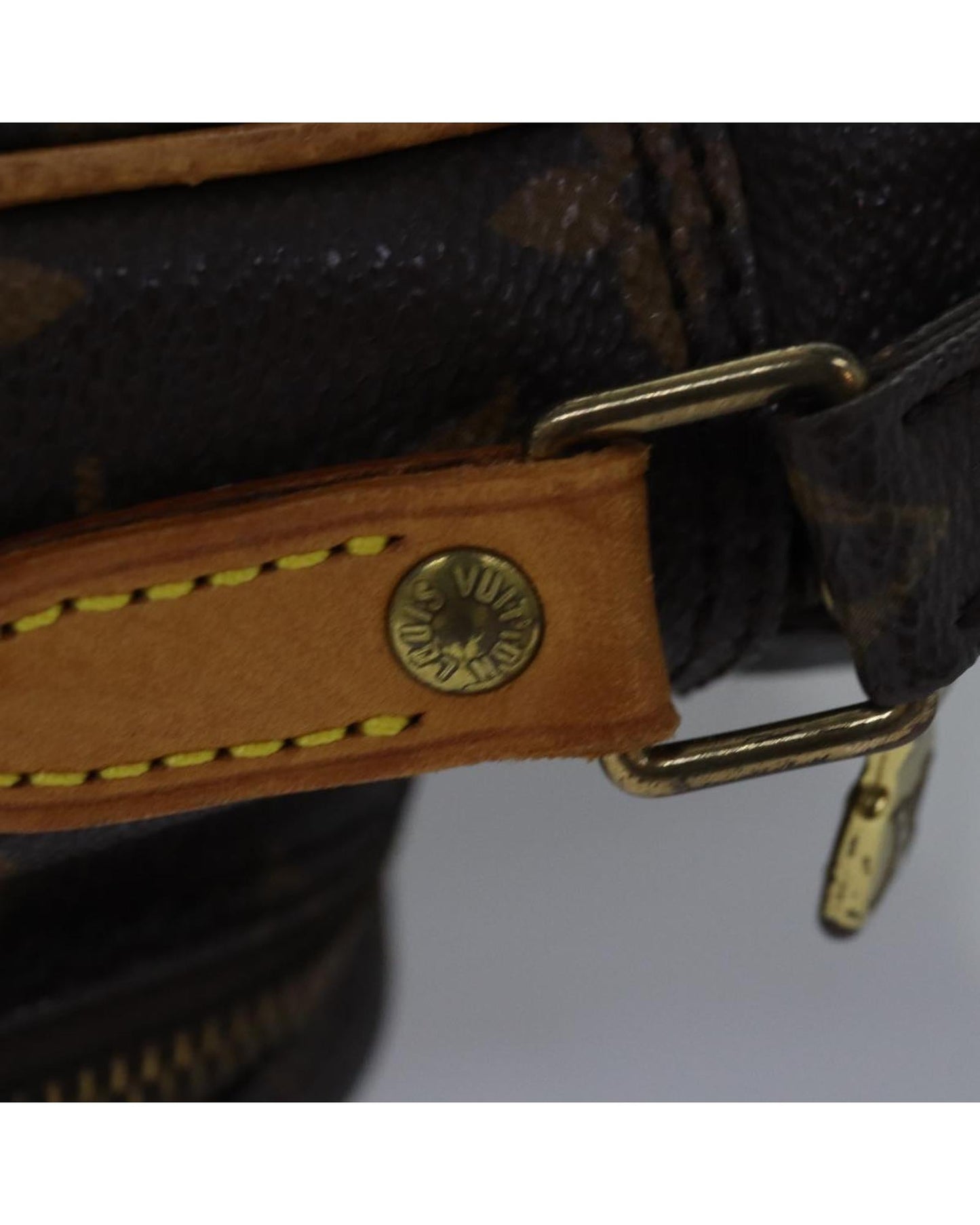 Louis Vuitton Pochette Voyage Monogram Canvas Crossbody Bag Brown