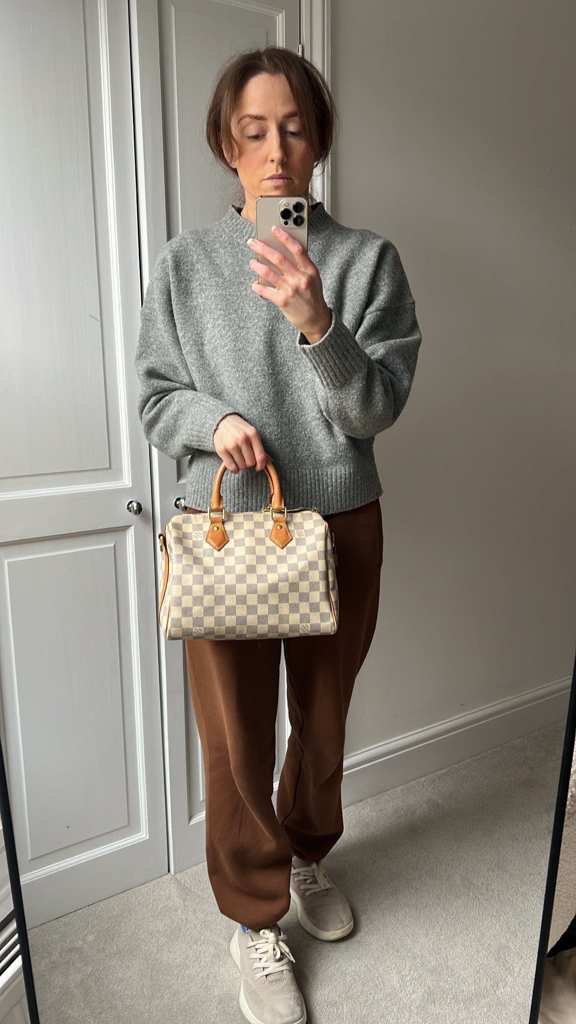 Louis Vuitton Speedy 25 Bandouliere Damier Azur (RRP £1,440)