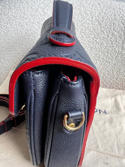 Louis Vuitton Pochette Metis Marine Rouge Empreinte (RRP £2,200)