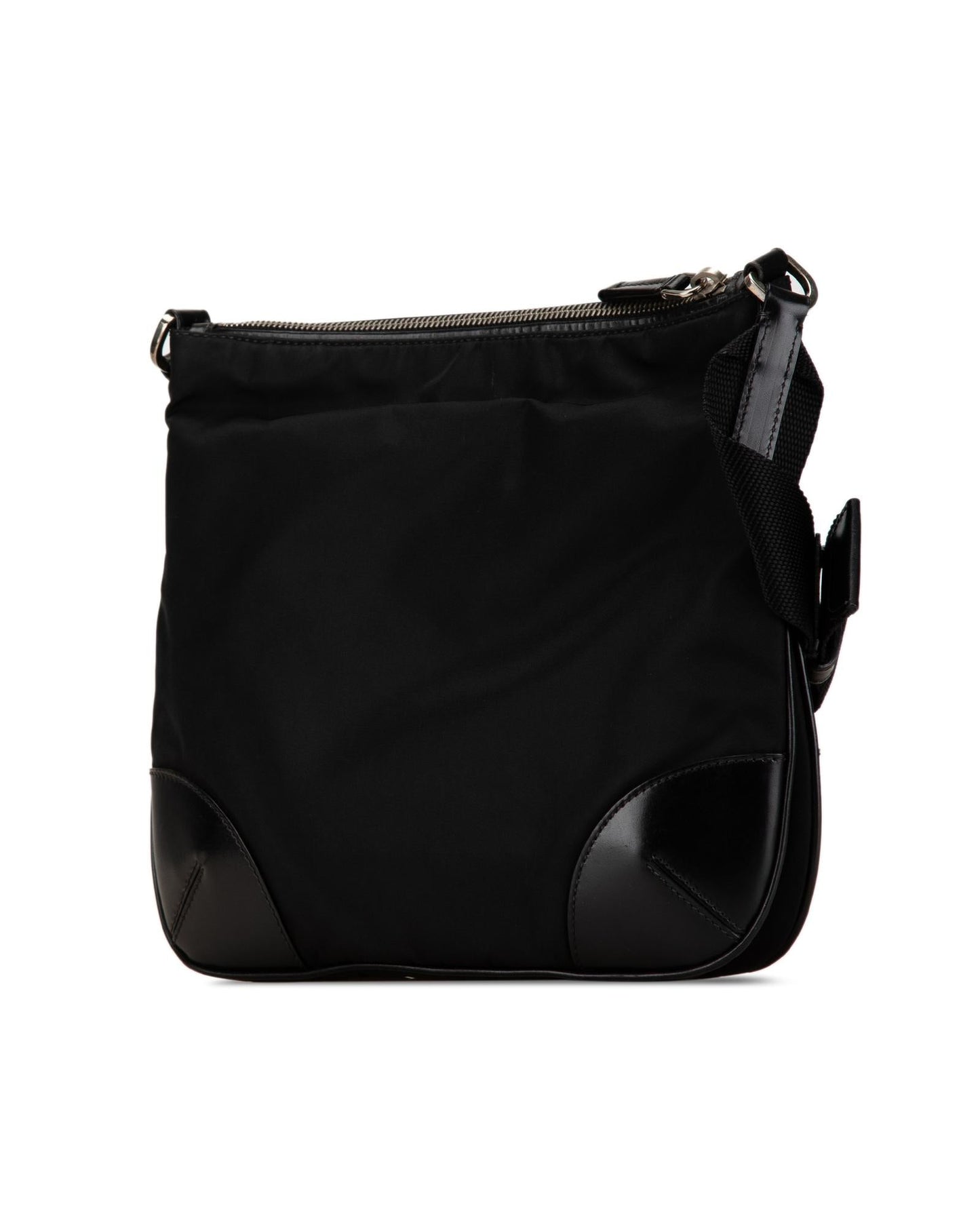 Prada Black Nylon Crossbody Tote Bag