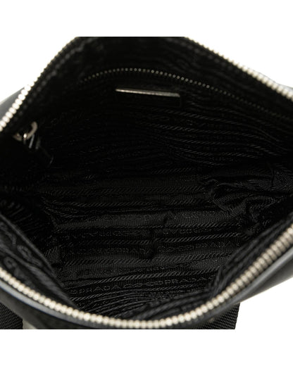 Prada Black Nylon Crossbody Tote Bag