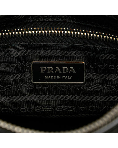 Prada Black Nylon Crossbody Tote Bag