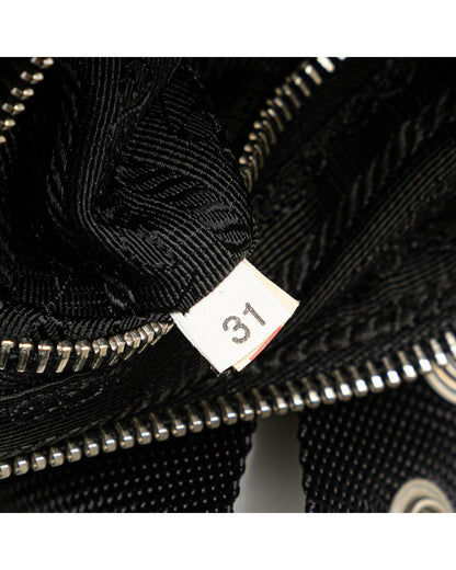 Prada Black Nylon Crossbody Tote Bag